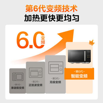 美的（Midea）微碳微波炉烤箱一体机900w微波1000w烧烤平板光波速热23L容量变频臻彩荧幕 （C32） /家用电器 /厨房小电 /微波炉 商品图6