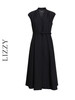 LIZZY早秋优雅名媛气质经典通勤收腰大摆连衣裙配腰带8144 商品缩略图4