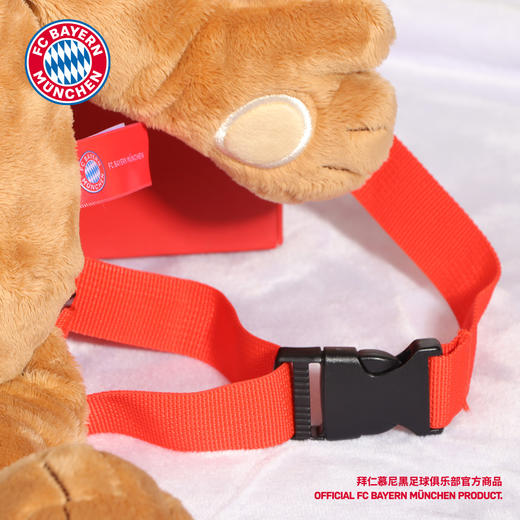 【官网同款】拜仁足球俱乐部丨伯尼熊双肩背包毛绒可爱棕色球迷周边 商品图3