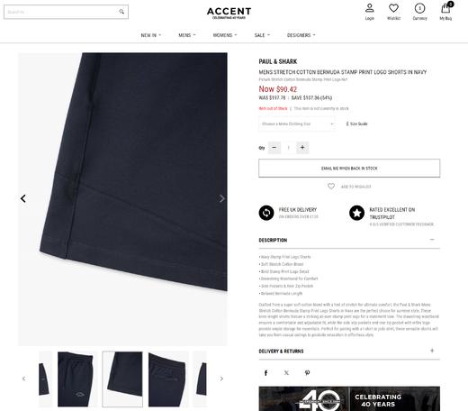 鲨鱼 LOGO印花拼接剪裁 拉链后兜纯棉毛圈 卫裤/短裤/五分裤 PSS172 商品图2