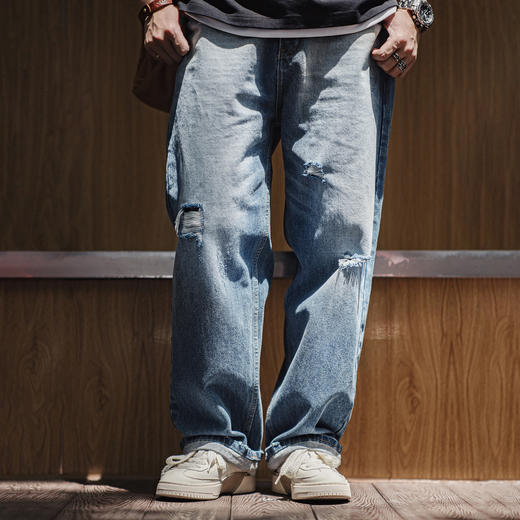 马登2025新款纳瓦霍刺绣板鞋男夏季小众设计感厚底德训休闲小白鞋 商品图4