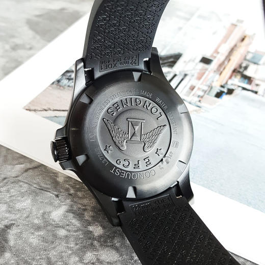 【98新】LONGINES 浪琴康卡斯系列L3.726.2.56.9石英机芯43MM（男款）日期显示260525NJM06 商品图7