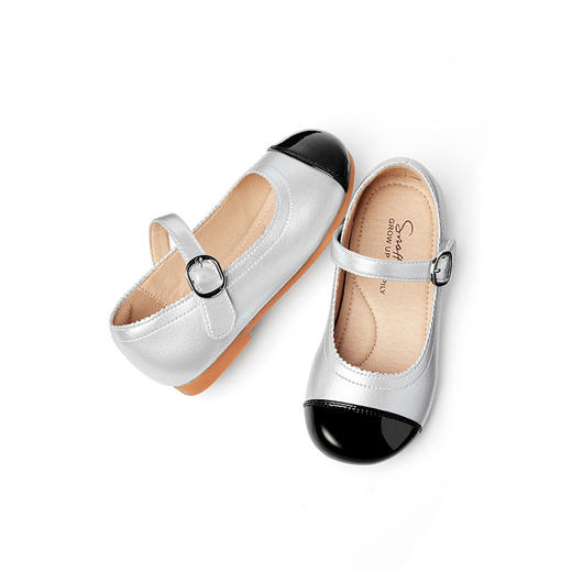 Snoffy斯纳菲女童小皮鞋新款玛丽珍儿童软底公主单鞋子228116★ 商品图4