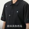 gxg.jeans男装 多色满身刺绣休闲时尚通勤翻领短袖polo衫25夏热卖 商品缩略图4