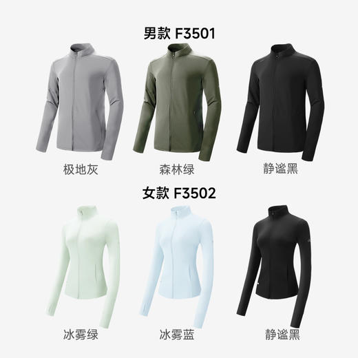 【立领款式  修饰脖颈线条】素湃立领防晒外套系列3501/3502 凉感原纱织造 接触凉感 商品图5