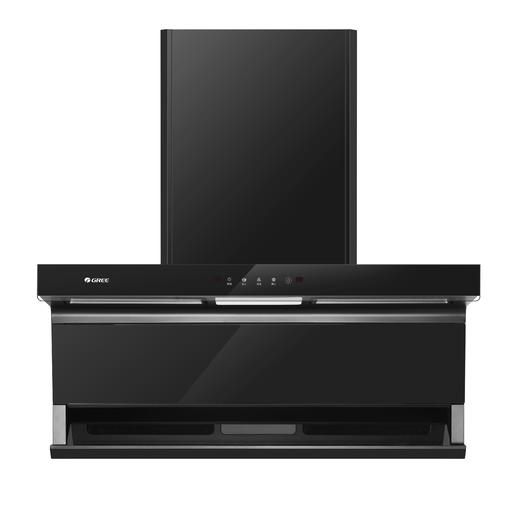 格力风神i7吸油烟机 顶侧双吸 顺畅排烟 CXW-368-J6D01 黑色 商品图0