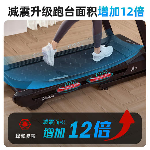 舒华跑步机A9家用款减震静音可折叠爬坡小型室内健身房专用9119 商品图1