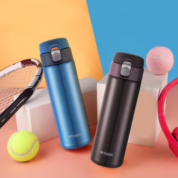 虎牌（TIGER）保温轻量便携弹盖水杯MMJ-A48C-TC可可布朗尼480ml /厨具 /水具 /保温杯 商品图3