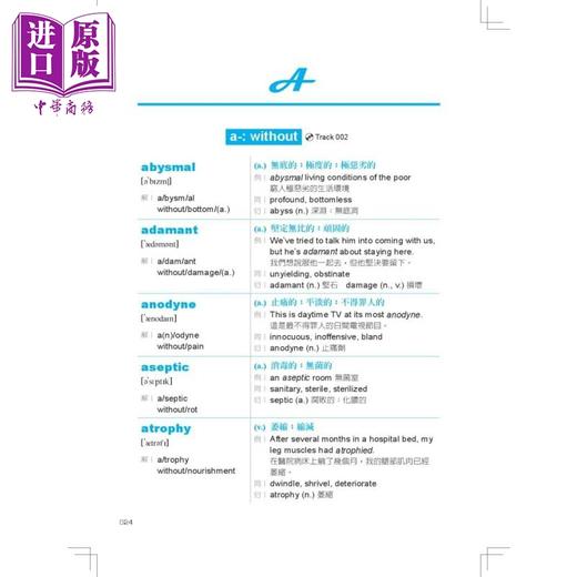 【中商原版】字汇高点 旋元佑GRE 字汇通 MP3 数位下载版 二版 港台原版 旋元佑 贝塔 英语 GRE考试 商品图11