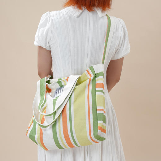 趁早有态度电影帆布包单肩包文艺百搭松弛感手提包大容量购物袋 商品图2