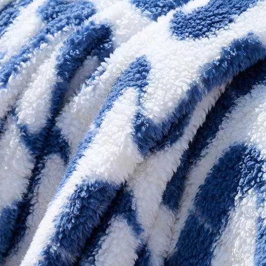 水星家纺 DH蓝海日记米粒绒毯 商品图7