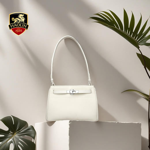 豪麟名鞋迪嘉女包手袋牛皮革WPB51EL002白色 商品图1