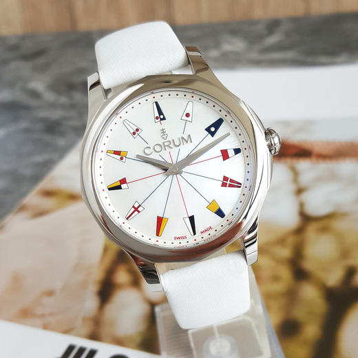 【95新】CORUM 昆仑海军上将系列020.201.20/0049 PN22石英机芯32MM（女款）260525NJM09 商品图4