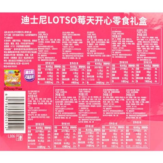 儿童节礼品 迪士尼莓天开心零食礼盒486g 商品图3