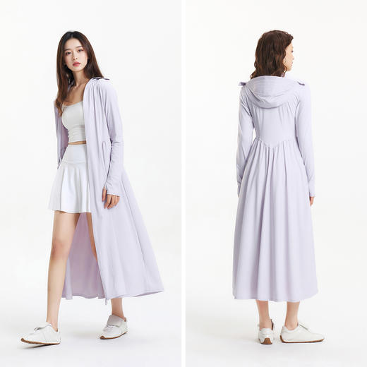 防晒外套|森马外套女长款凉感吸湿速干2025夏季新款修身夹克百搭 商品图2