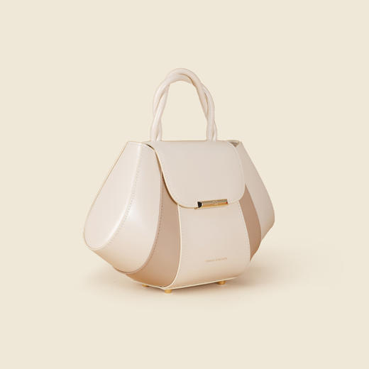 【预售3天】斜挎包高级感贝壳包精致包包女撞色女包时尚百搭手提包饺子包TP2021026 商品图5