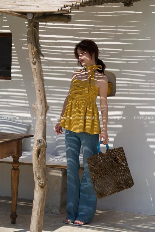 【门店同款】ENJOY夏季“悠然之境”飘带吊带上衣 162801847 商品图5