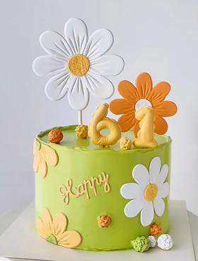 祖国花朵蛋糕（上面数字可更改）