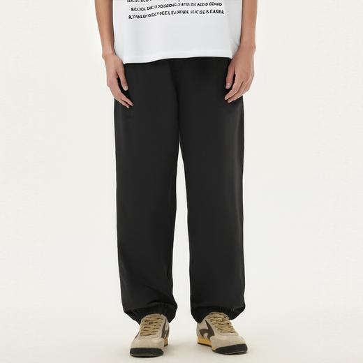 gxg.jeans男装 黑色基础宽松休闲长裤男裤束脚裤 25年夏热卖 商品图1