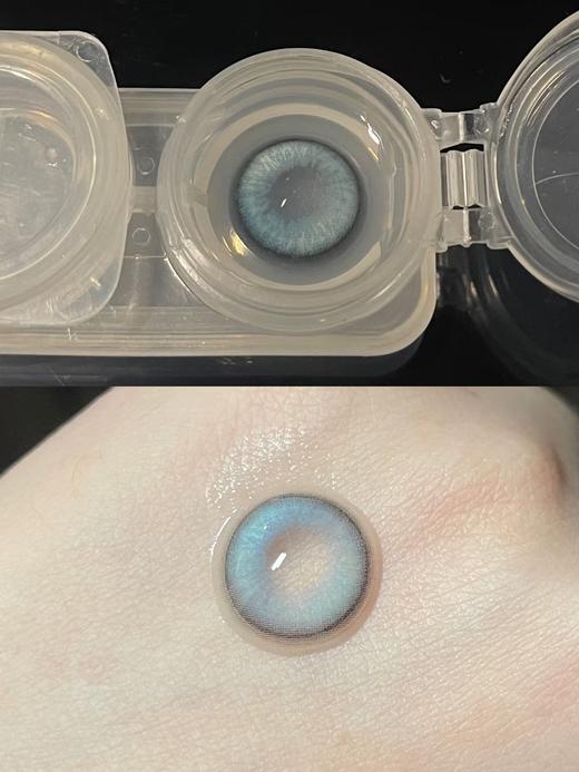 Claire color旗下  海域冰川&薄荷曼巴｜14.5mm白狮参考着色中大直径  日抛 商品图7