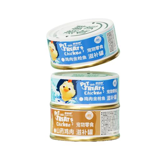 原始兽猫罐犬罐 滋补鸡丝罐头汤罐85g*20罐整箱 犬猫通用 鲜鸡肉零食罐  线下专供 商品图4