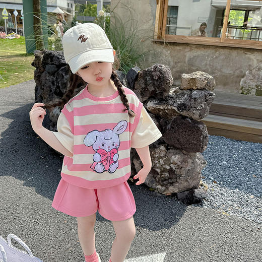 【预售3-7天内发货】女童多巴胺套装 中小童潮流两件套 商品图5