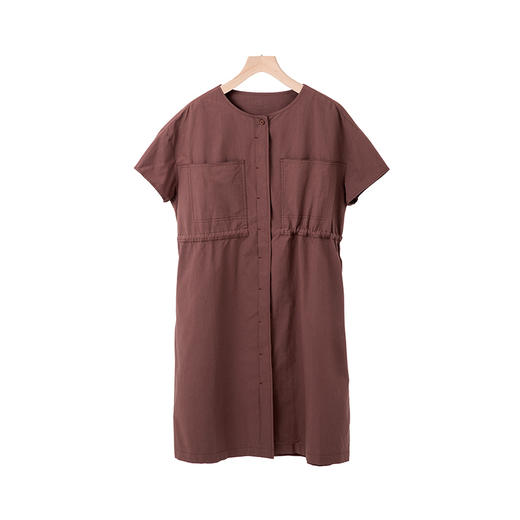 松紧腰纯棉连衣裙 商品图1