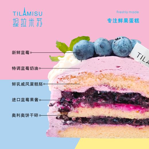 蓝莓宝宝生日蛋糕 商品图1