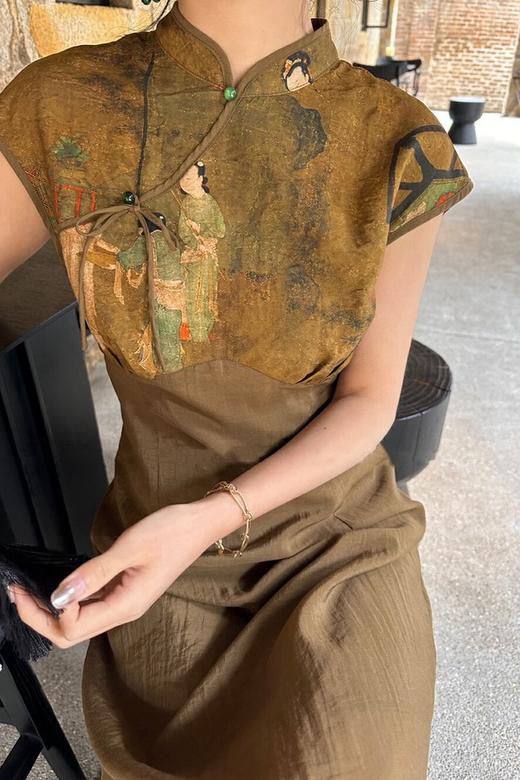 Le Malene 国风新中式改良旗袍领连衣裙 20227 商品图2