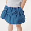 马克珍妮女童甜美蝴蝶结牛仔裙裤 宝宝短裙半身裙夏装新款550860 商品缩略图3
