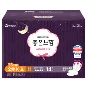 好感觉夜用薄款卫生巾(33cmx14)좋은느낌 오버나이트 맥시슬림