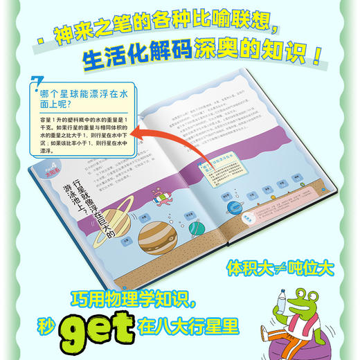 《看不够的宇宙图鉴》全2册   9-15岁   这才是宇宙知识正确的打开方式！一本可能会被娃儿反向安利的趣味脑洞全书 商品图2