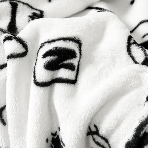 水星家纺 DH纷玩世界法兰绒毯 商品图6