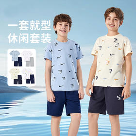 Nike 3brand 童装 夏 大童小童 2件套 RWN-KS-1257