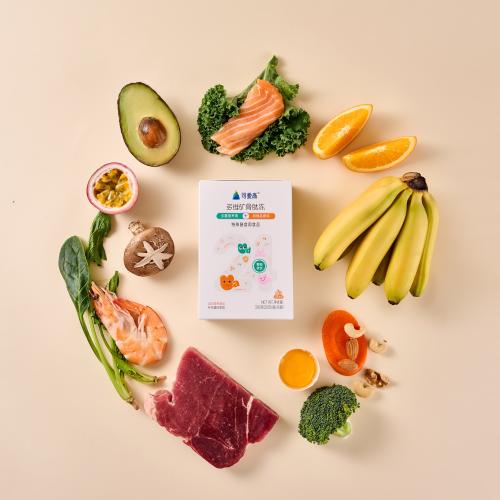 【全新升级】【多维矿骨肽冻】 优长营养一袋就够了，24种营养，覆盖5类关键营养，营养好口感|| Q弹果冻百香果口味，15条/盒 商品图1