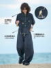 马得工地/MDGDCS2402156/小猫绣花短款牛仔衬衫 商品缩略图1