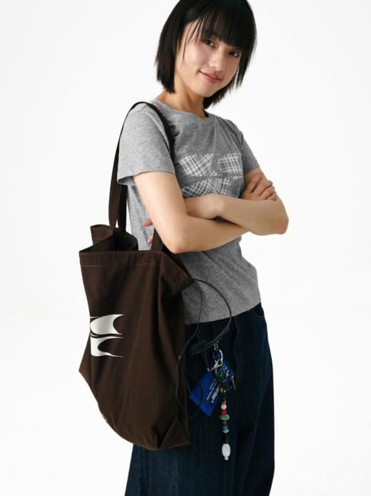 CryingCenter 低饱和莫兰迪色通勤大容量帆布包  哭喊中心 商品图7