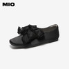 MIO米奥豹纹单鞋女miu系蝴蝶结方头平底舒适玛丽珍M254401607 商品缩略图0