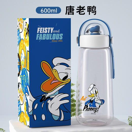 萌趣满分✨迪士尼水杯】TRITAN材质✔高颜值大容量💧倒置不漏水，草莓熊/史迪奇/蜘蛛侠多款任选！孩子们的夏日饮水好伙伴🌟迪士尼儿童水杯 tritan高颜值大容量 学生运动水壶 可爱夏水杯 商品图6