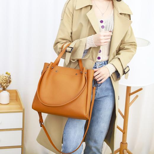 【预售3天】时尚托特包2025新款潮手提斜挎包大容量单肩包21P5513 商品图1