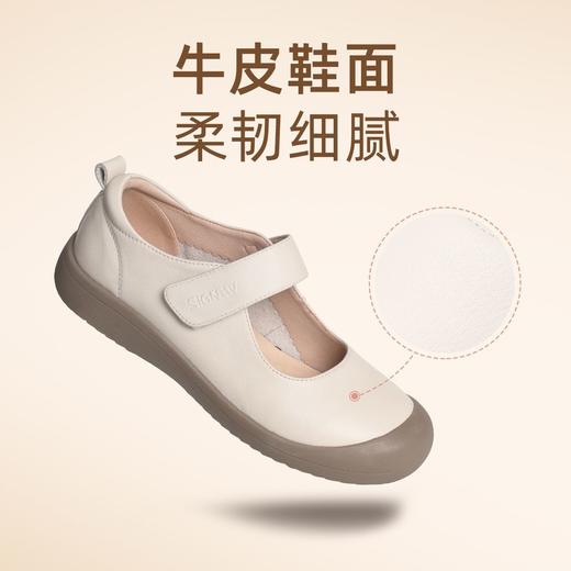 信诺牛皮女鞋2025新款春季休闲单鞋舒适轻便法式玛丽珍鞋女妈妈鞋5C5361-7 商品图1