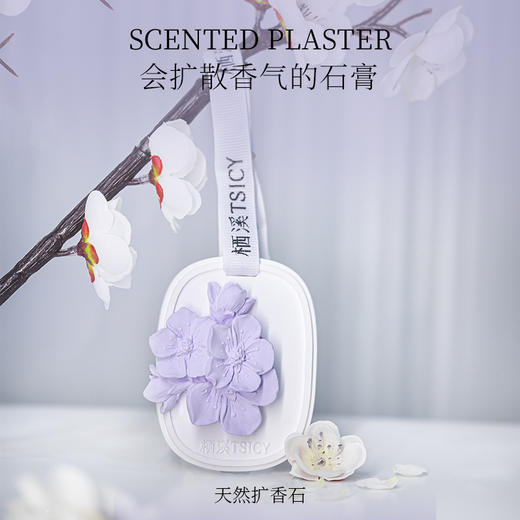 栖溪立体石膏香挂 家用室内卧室衣柜 持久淡香 商品图2