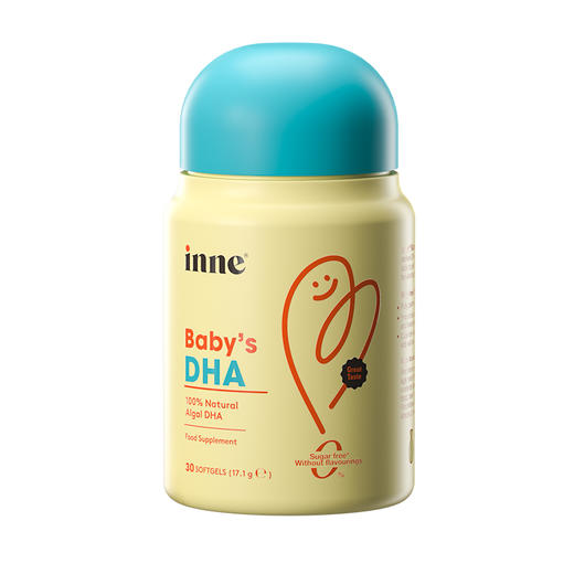 【保税】德国 INNE 0腥味婴幼儿宝宝DHA 30粒/瓶 商品图1