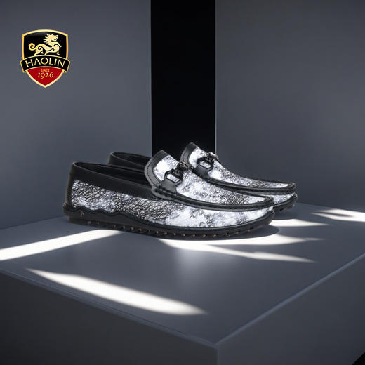 豪麟名鞋奥莱迪嘉男鞋商务鞋织物/牛皮革DJMMO51MS210黑色  原价1660元 商品图1