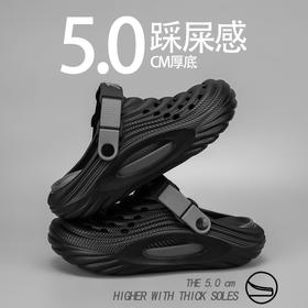 【5.0厚底 轻弹舒适 缓解足压】金莱克EVA透气洞洞鞋（预售7天内发货）