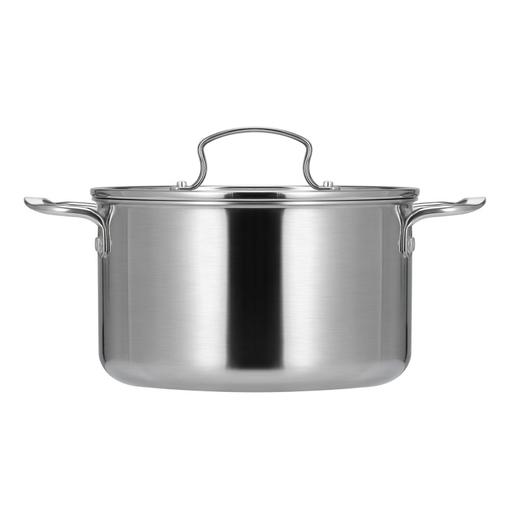 戴德Helen海伦系列18/10不锈钢加厚双耳汤锅燃气电磁炉适用2.5L/4.5L 商品图3