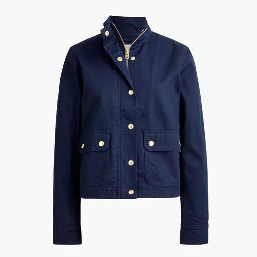 反季好折！Jcrew 女士短款工装夹克衫 只要￥399直邮到手 商品图0