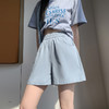【YW】无忧购韩系百搭三分运动阔腿水洗棉工装短裤H-1116（截单后7天发货) 商品缩略图5