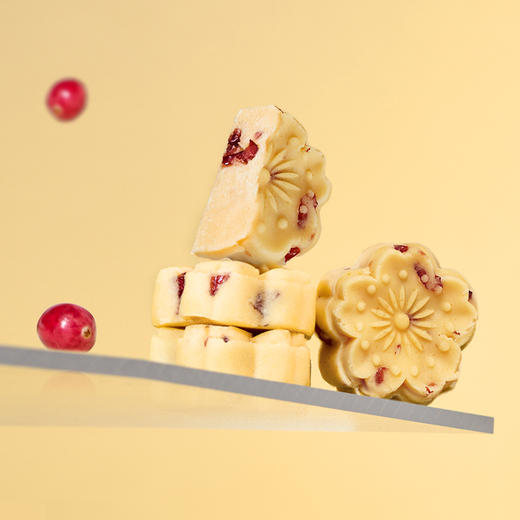 轩妈 粒粒莓果绿豆糕（6枚装）*2盒 商品图3