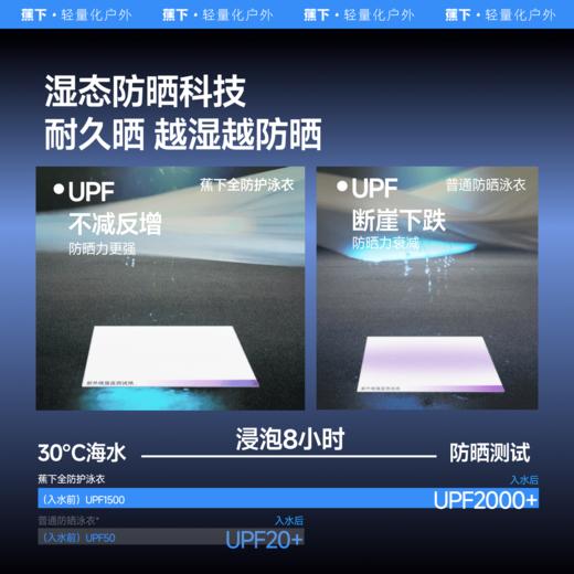 25SS-蕉下女士bra-in全防护运动防晒泳衣（长袖上衣）UD076+蕉下女士全防护运动防晒泳裤（可拆卸套裙长裤）UD083 商品图1